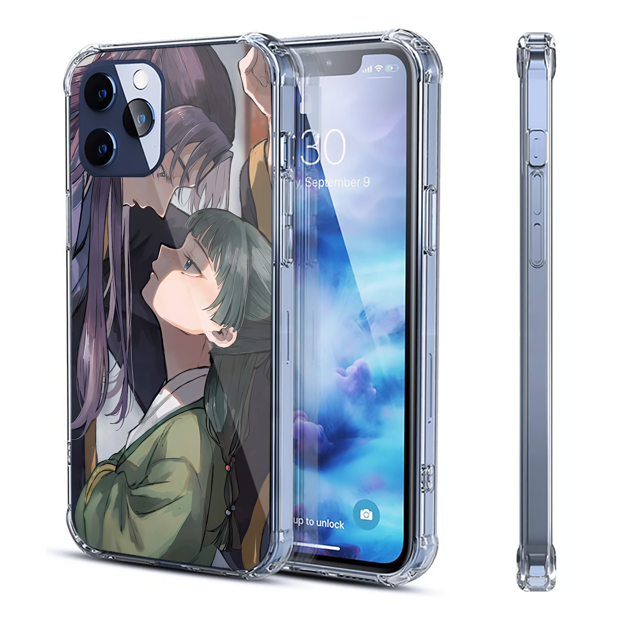 （画像用） 薬屋のひとりごと The Apothecary Diaries 【iPhone 12シリーズ対応】透明スマホケース（クリアソフトケース）